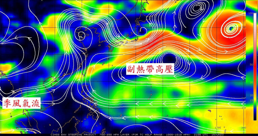 台灣中南部水情嚴峻，都希望靠著梅雨季來補水，但氣象局長鄭明典觀察，台灣就快出梅了。 （圖／翻攝鄭明典臉書）